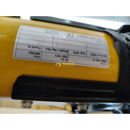 Kovové odsávací rameno Plymovent MiniMan 100